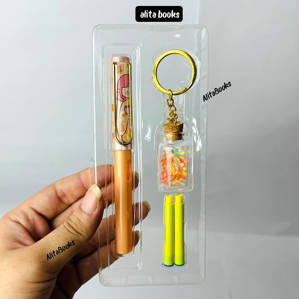 Ink Pen Set with Keyring - Pen