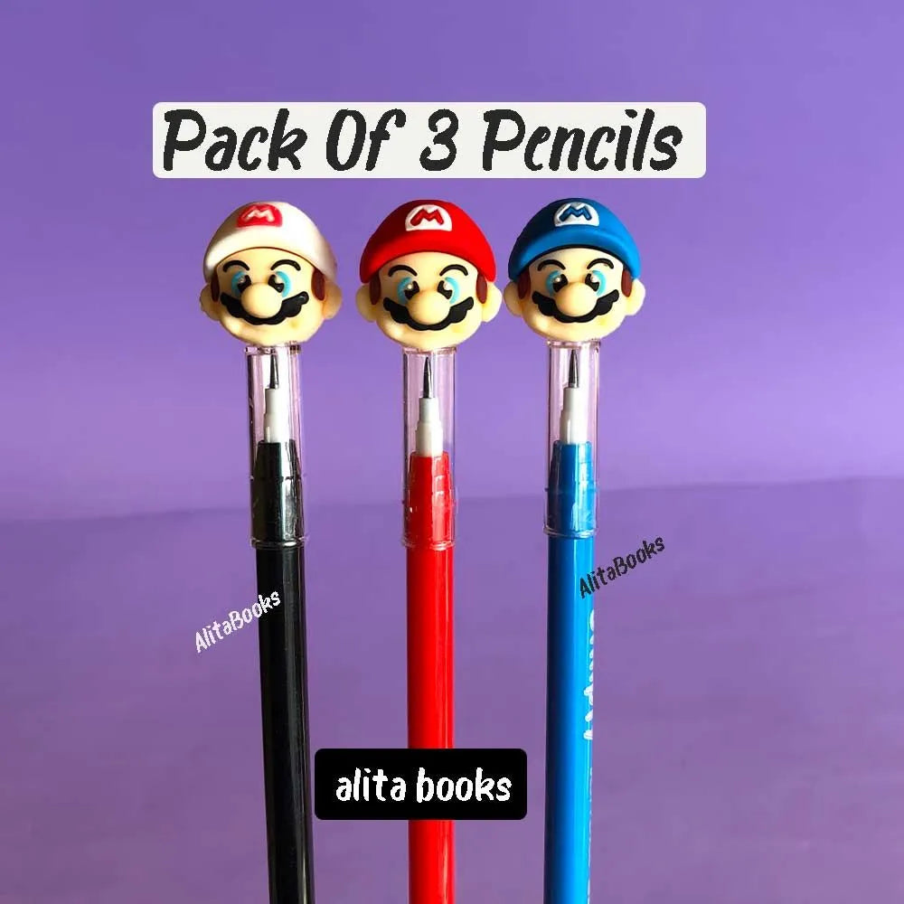 Pack of 3 Mario - Pencils