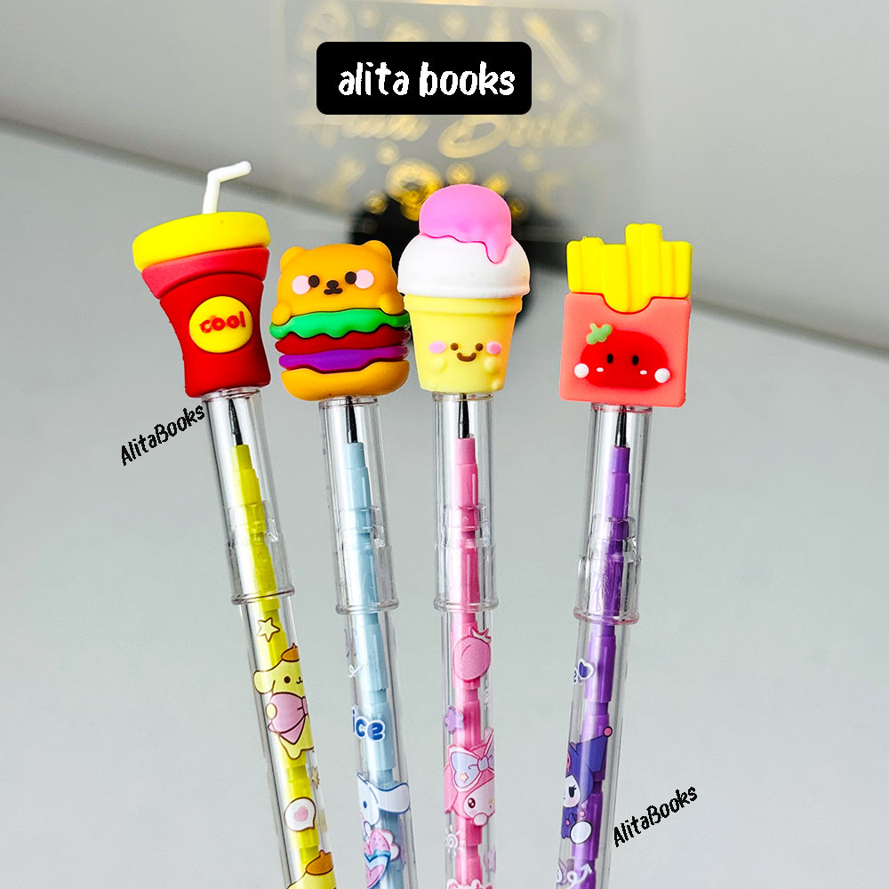 Cute Foodie Pencils