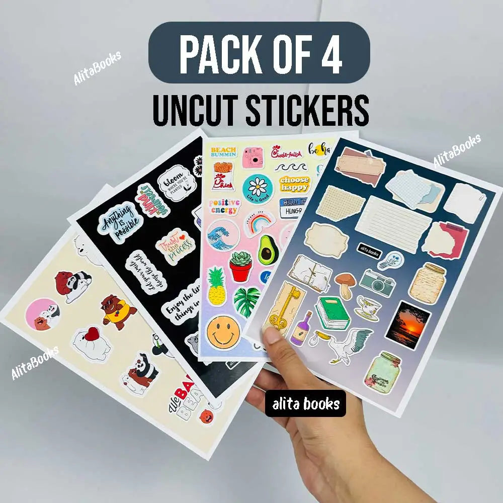 Pack of 4 Uncut - Stickers