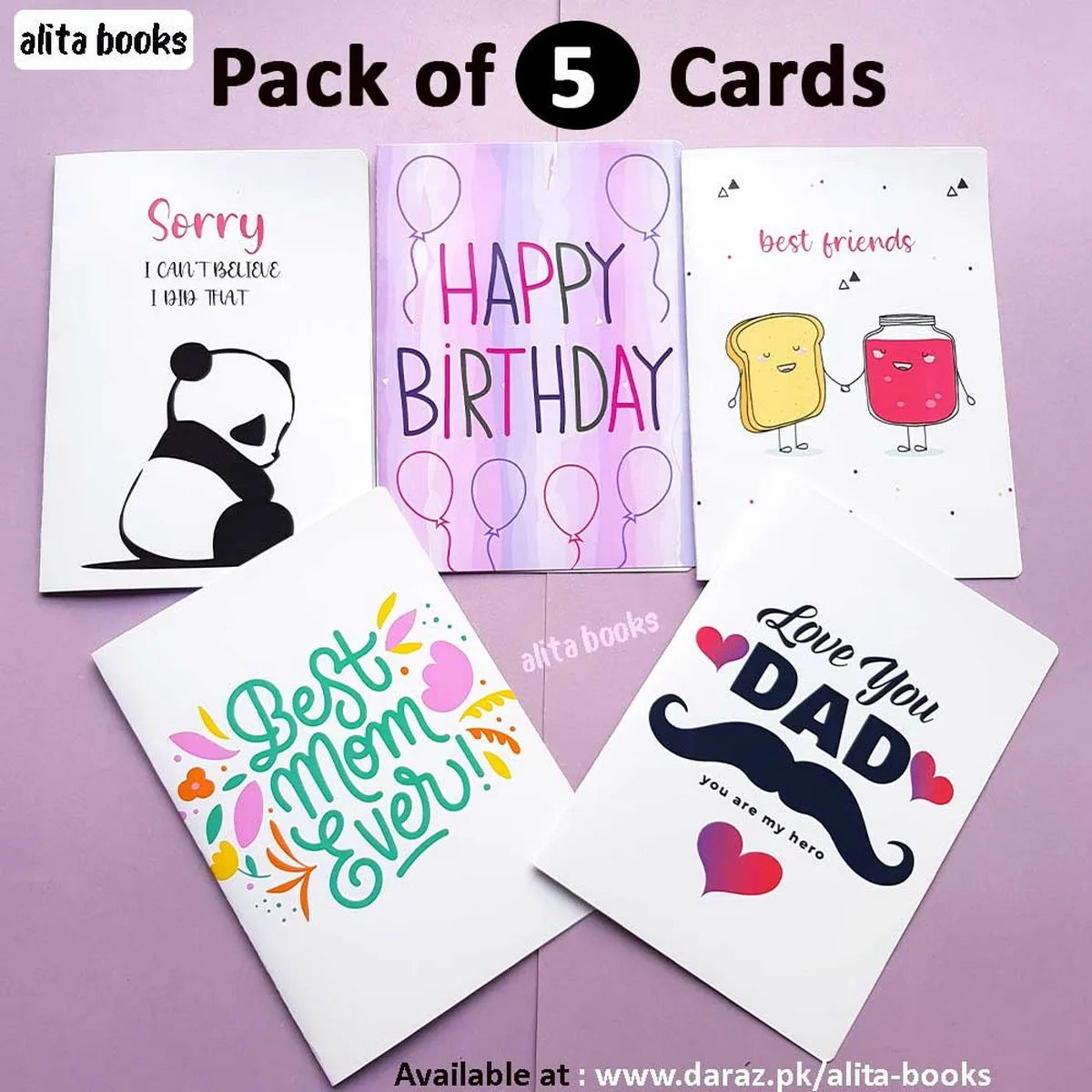 Pack of 5 - Cards