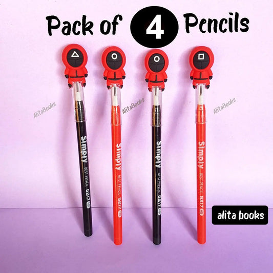 Pack of 4 Squid Game - Pencils