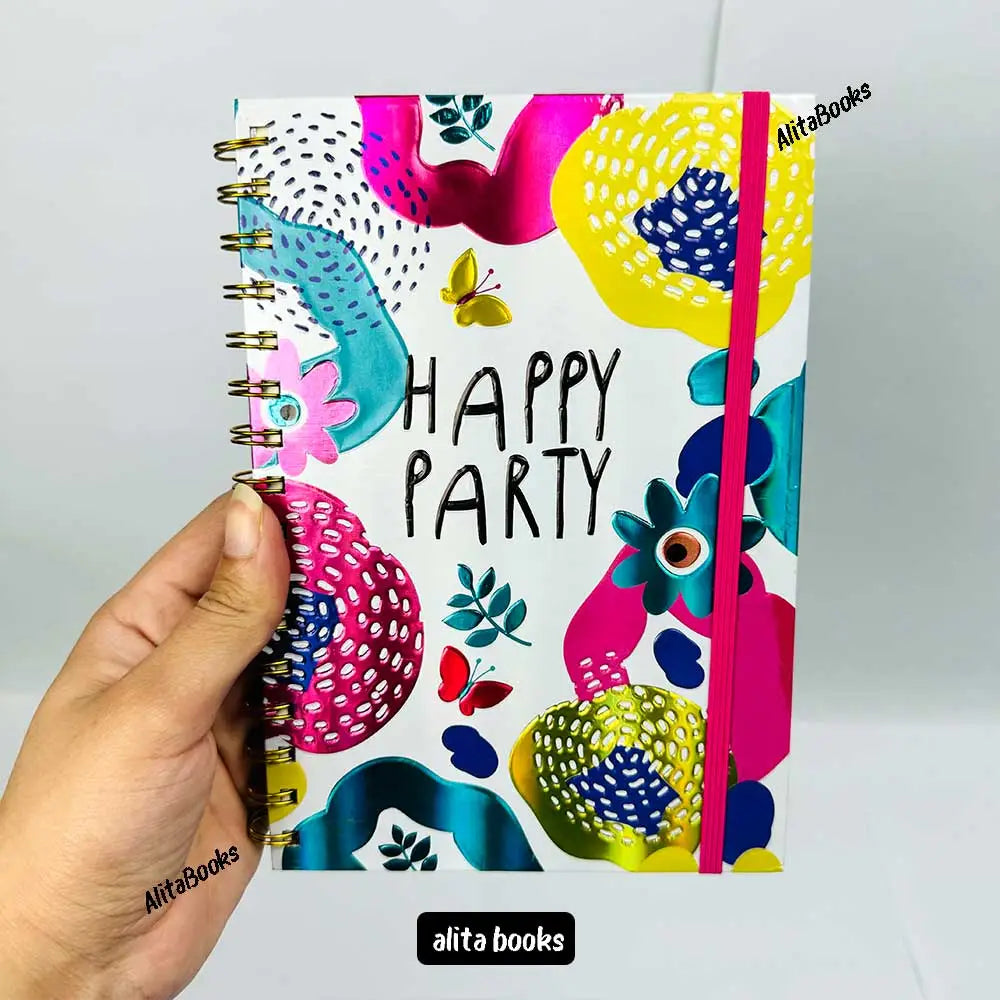 Happy Party Embossed - Diary