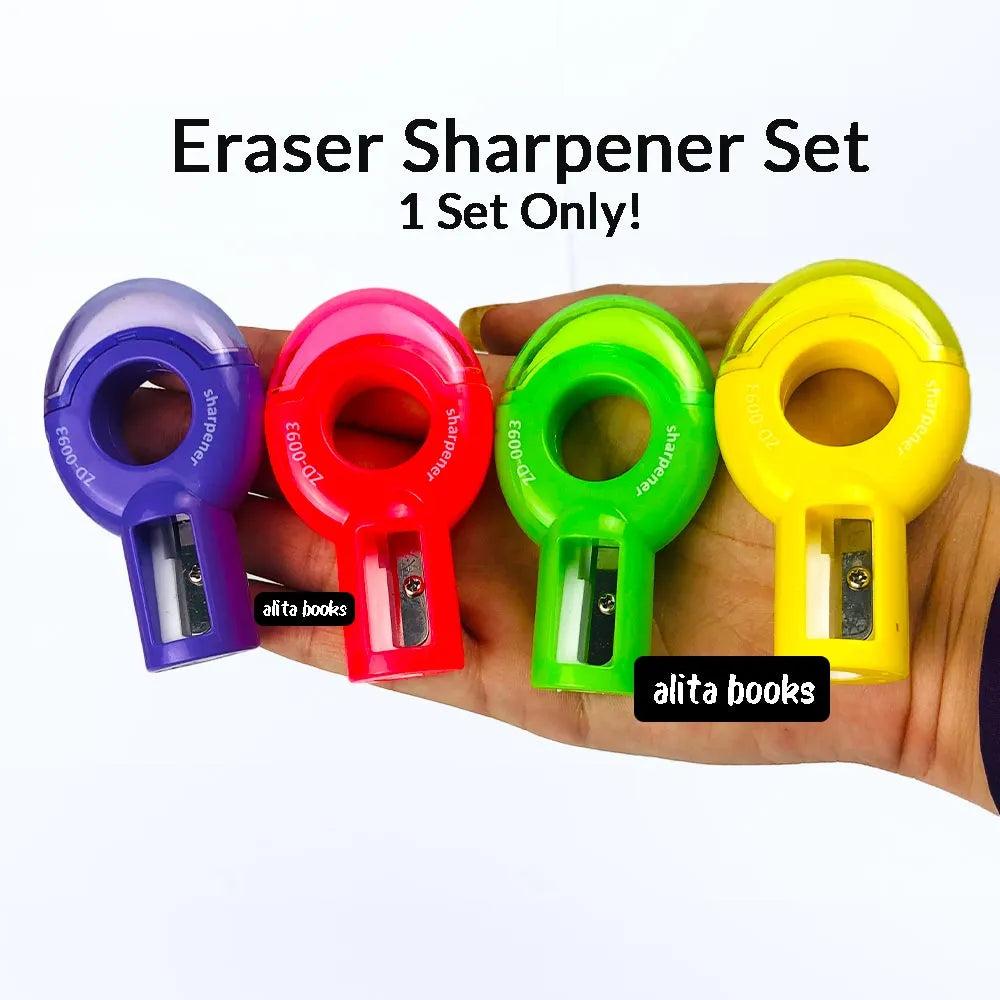 Magnifying - Eraser + Sharpener