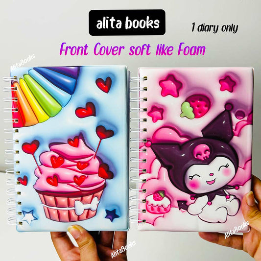 Cupcake foam diary