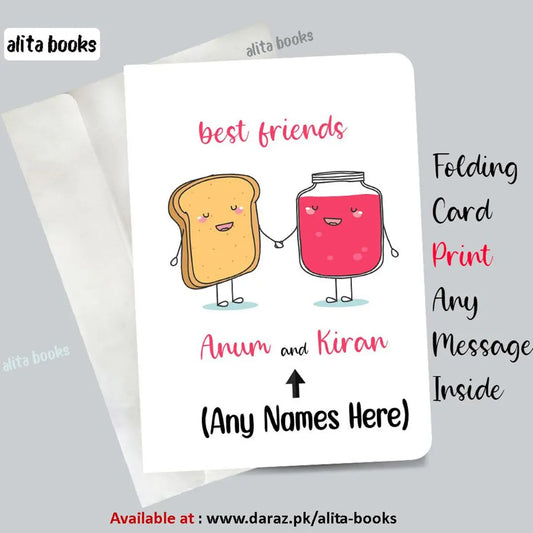 Customizable Best friend - Card