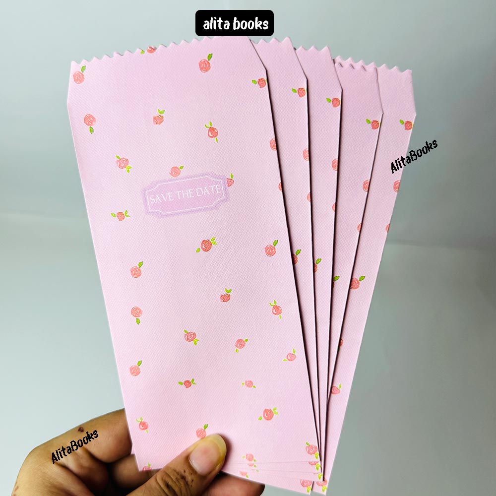 Pack of 5 - Pink Envelopes