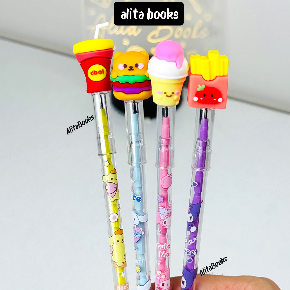 Cute Foodie Pencils