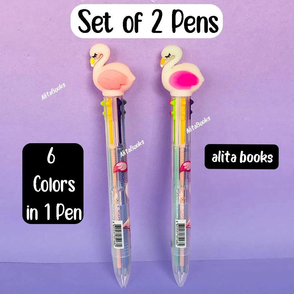 Pack of 2 Flamingo - Ballpoint Pen