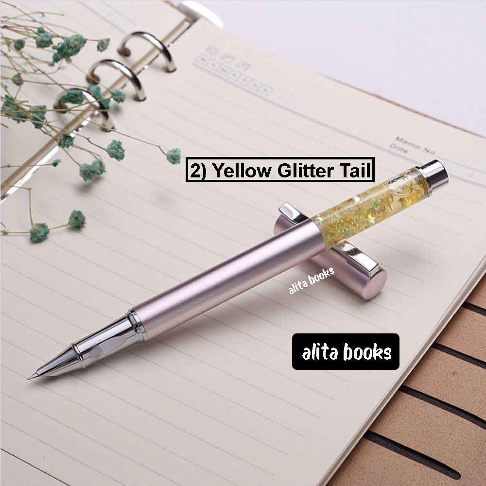 Premium Metal Glitter Tail - Pen