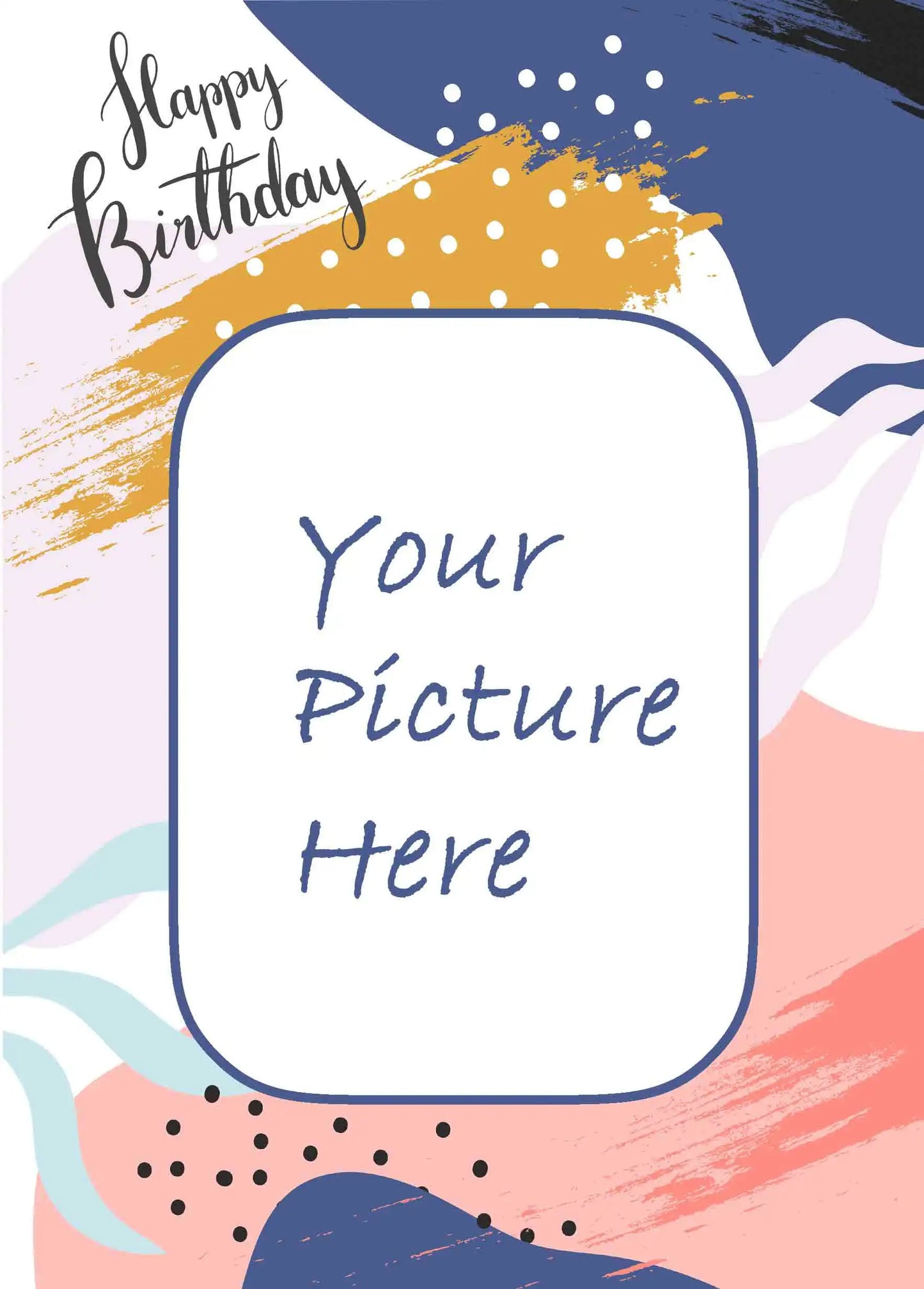 Customize Picture Design B - Card