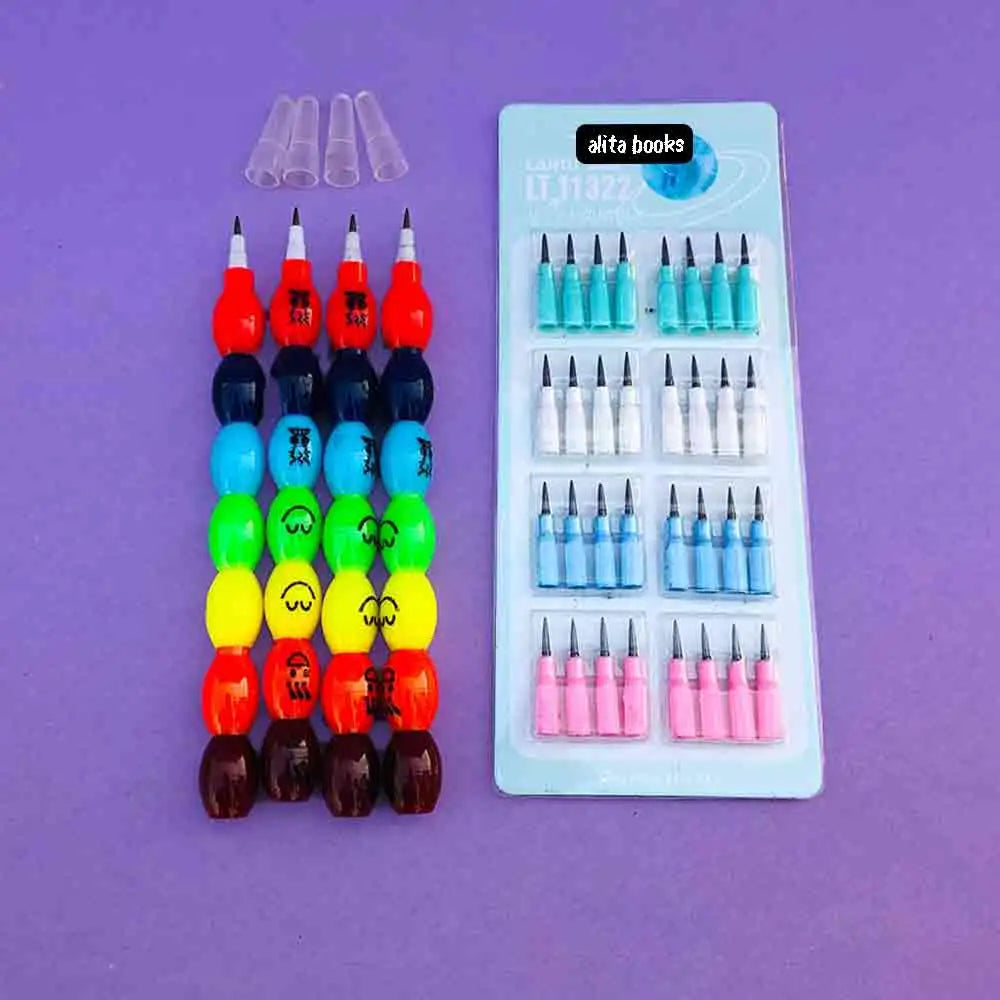 Pack of 4 Beads - Pencils