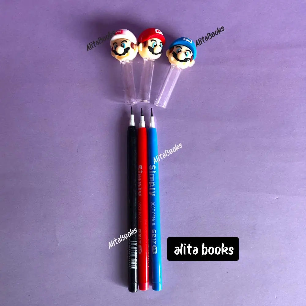 Pack of 3 Mario - Pencils