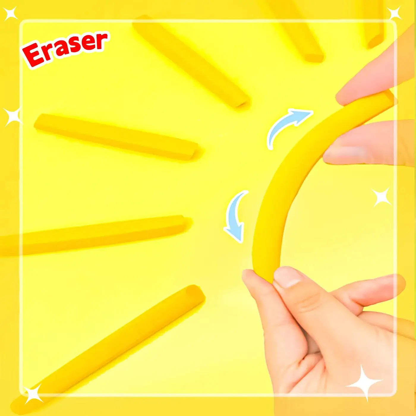 Large Fries Erasers