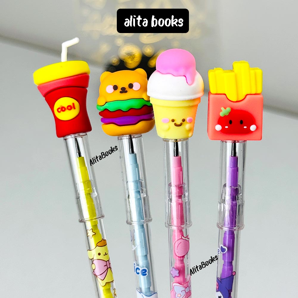 Cute Foodie Pencils