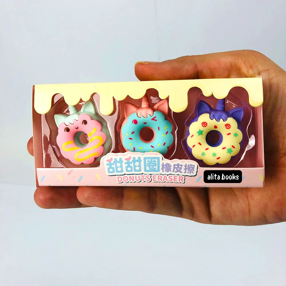 Unicorn Donut - Erasers