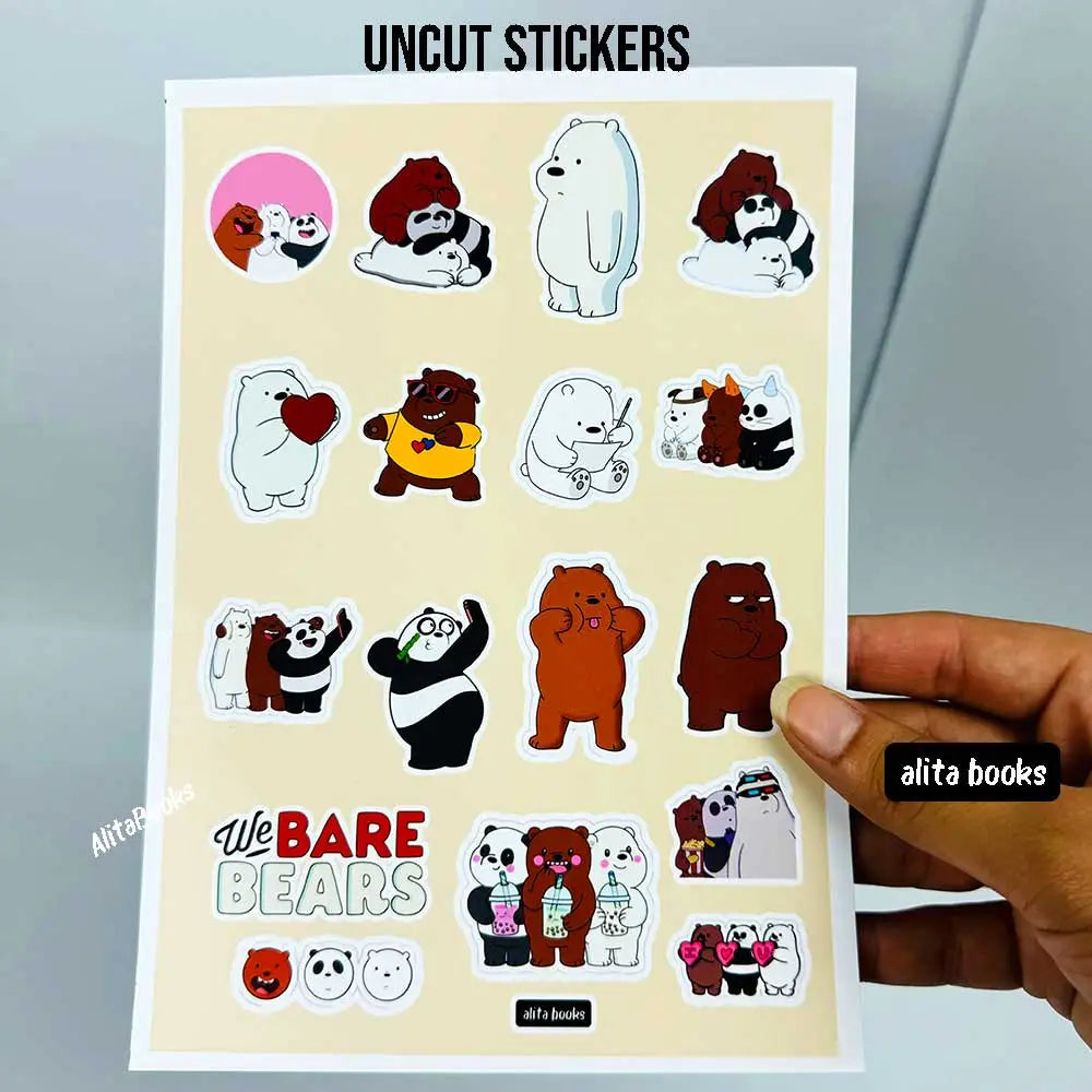 Pack of 4 Uncut - Stickers