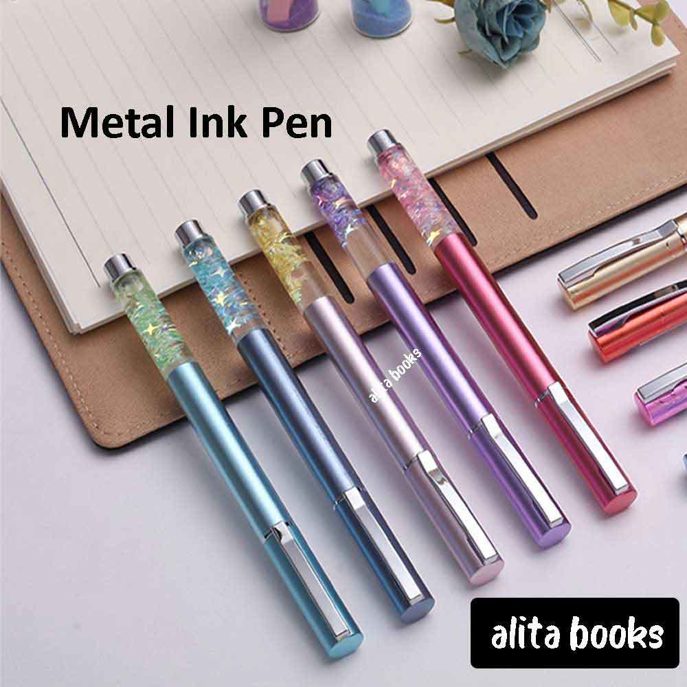 Premium Metal Glitter Tail - Pen