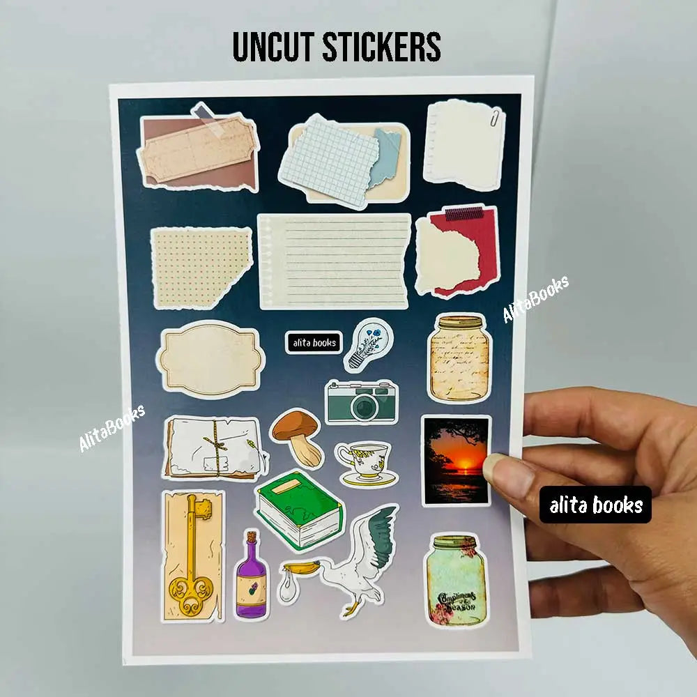 Pack of 4 Uncut - Stickers