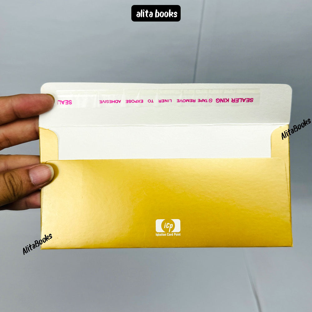 Pack of 6 - Gold Envelopes