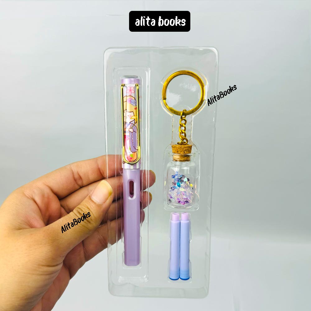 Ink Pen Set with Keyring - Pen