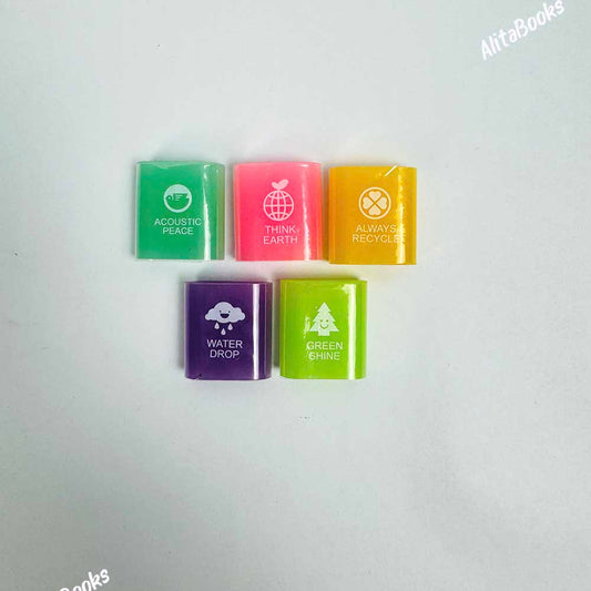 Pack of 5 Jelly - Erasers