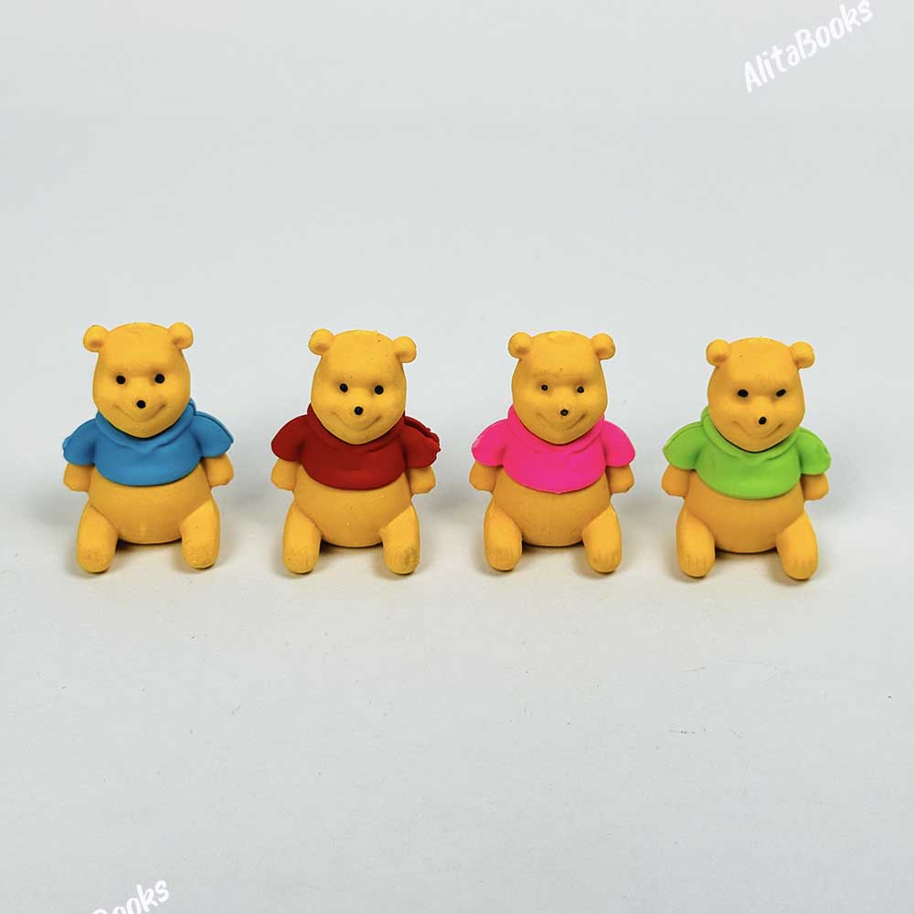 Pack of 4 Pooh - Erasers