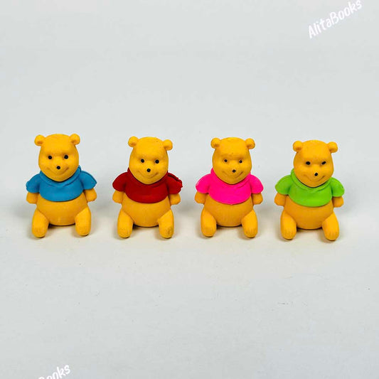 Pack of 4 Pooh - Erasers