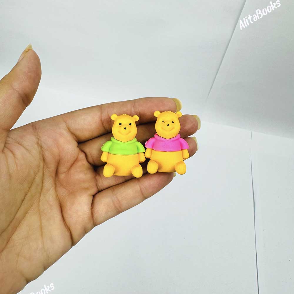 Pack of 4 Pooh - Erasers