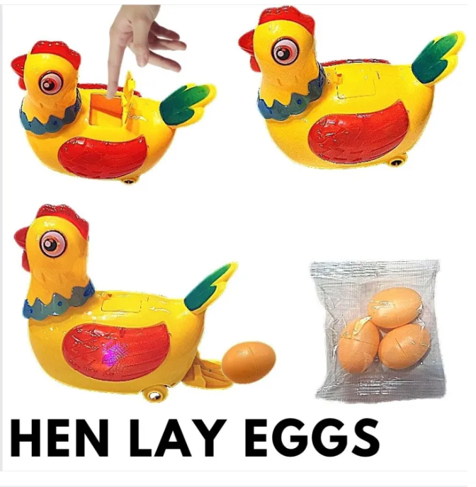 Musical Hen lying eggs